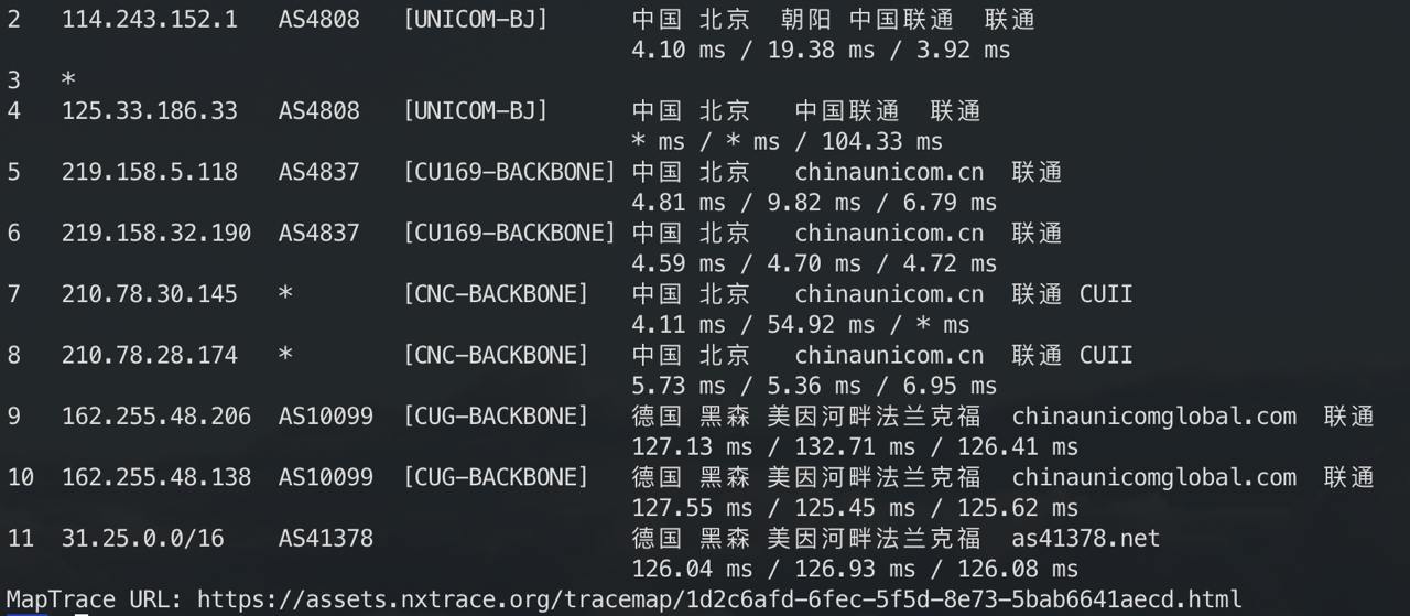 IPv4 去程路由 2